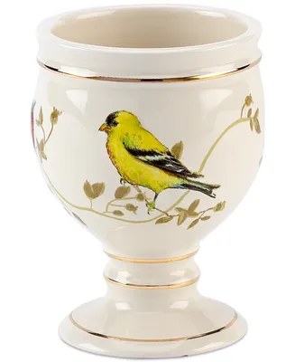 Avanti Gilded Birds Gold-Accent Ceramic Tumbler