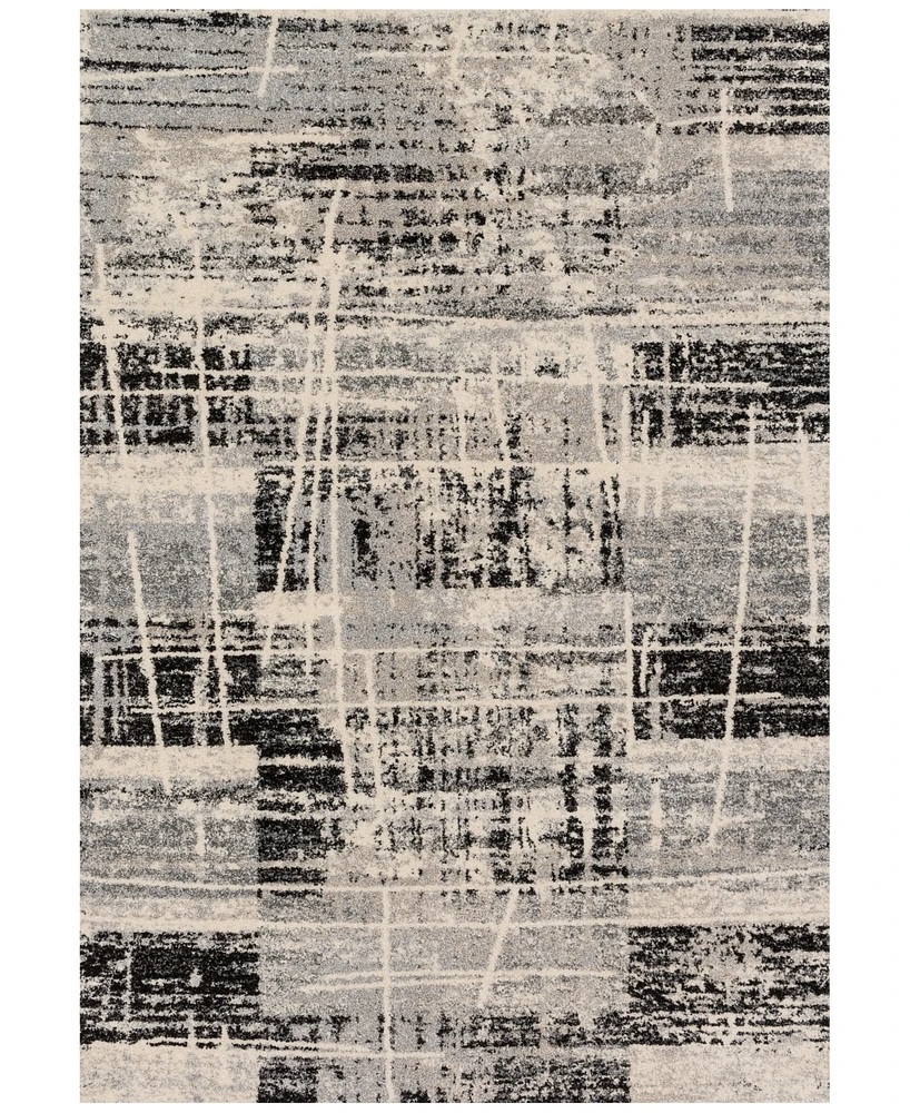 Closeout! Loloi Emory Eb-06 Gray/Multi 2'5" x 7'7" Runner Area Rug