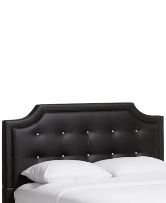 Ashima Modern Queen Bed with Upholstered Headboard