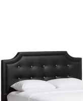 Ashima Modern Queen Bed with Upholstered Headboard