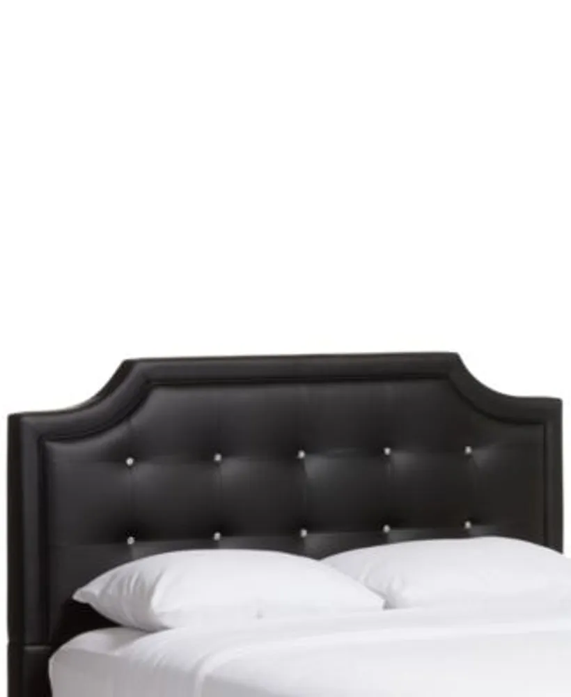 Ashima Modern Bed With Upholstered Headboards Quick Ship