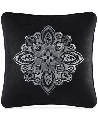 J Queen New York Guiliana Embroidered Decorative Pillow, 18" x 18"
