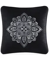 J Queen New York Guiliana Embroidered Decorative Pillow, 18" x 18"