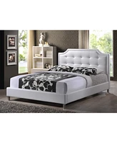 Ashima Modern Full Bed with Upholstered Headboard