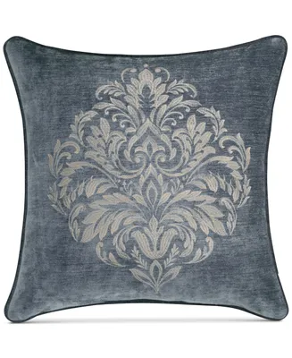 J Queen New York Sicily Embroidered Decorative Pillow, 20" x 20"