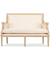Ashtin Linen Traditional French Loveseat