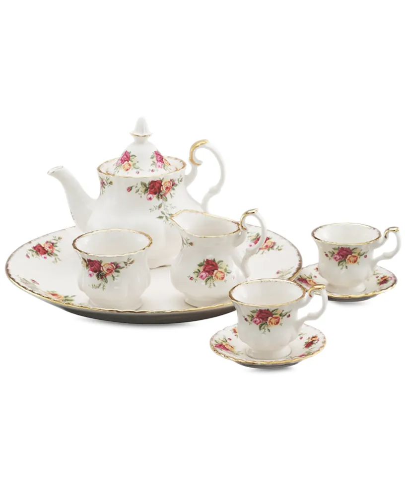 Royal Albert Serveware, Old Country Roses 9 Piece Mini Tea Set