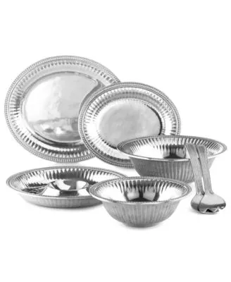 Wilton Armetale Flutes Pearls Serveware Collection