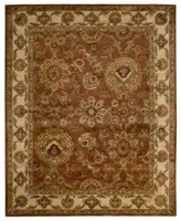 Nourison Home Rugs Rajah Ja25 Dark Panel Multi