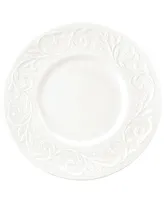 Lenox Dinnerware, Set of 4 Opal Innocence Carved Dessert Plates