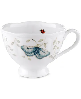 Lenox Butterfly Meadow Scalloped 8 ounce Porcelain Cup