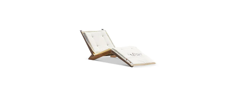 Sheerin Wood Folding Lounger