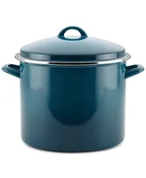 Rachael Ray Enamel on Steel 12-Qt. Covered Stockpot