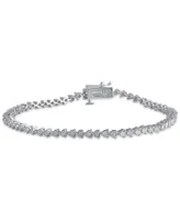 Diamond Tennis Bracelet (1/2 ct. t.w.) in Sterling Silver