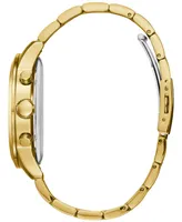 Guess Men's Chronograph Gold-Tone Stainless Steel Bracelet Watch 45mm