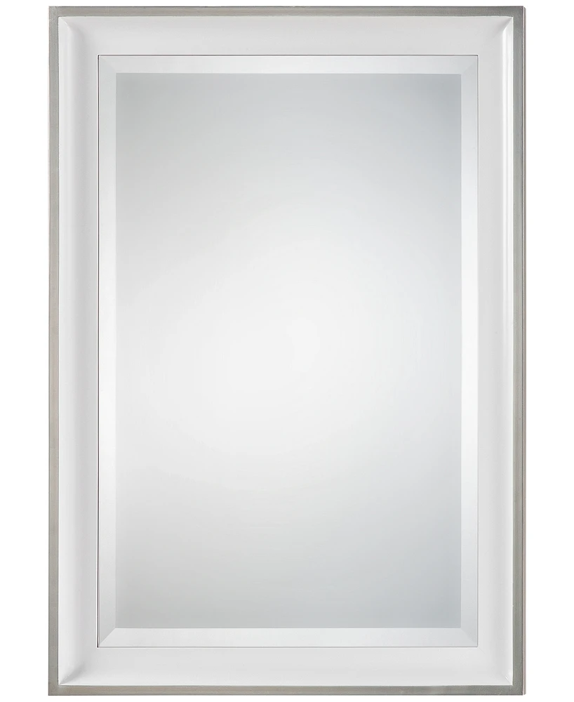 Uttermost Lahvahn White Silver Mirror