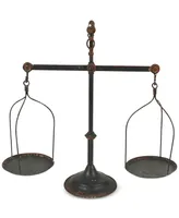 Decorative Iron Scale with Bird Accent