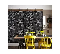 Graham & Brown Coffee Shop Black and White Wallpaper