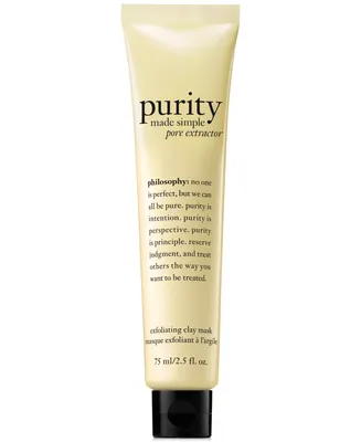 Philosophy Purity Made Simple Pore Extractor Exfoliating Clay Mask, 2.5 oz