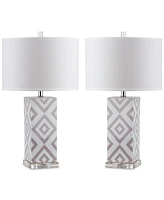 Safavieh Set of 2 Diamonds Table Lamps