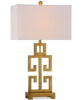 Safavieh Set of 2 Greek Key Gold-Tone Table Lamps