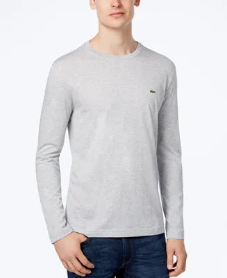 Men's Lacoste Long Sleeve Crew Neck Jersey T-Shirt