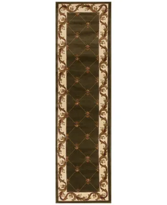 Kas Corinthian Fleur-de-Lis 2'2" x 7'11" Runner Rug