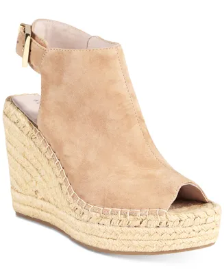 Kenneth Cole New York Women's Olivia Espadrille Peep-Toe Wedges