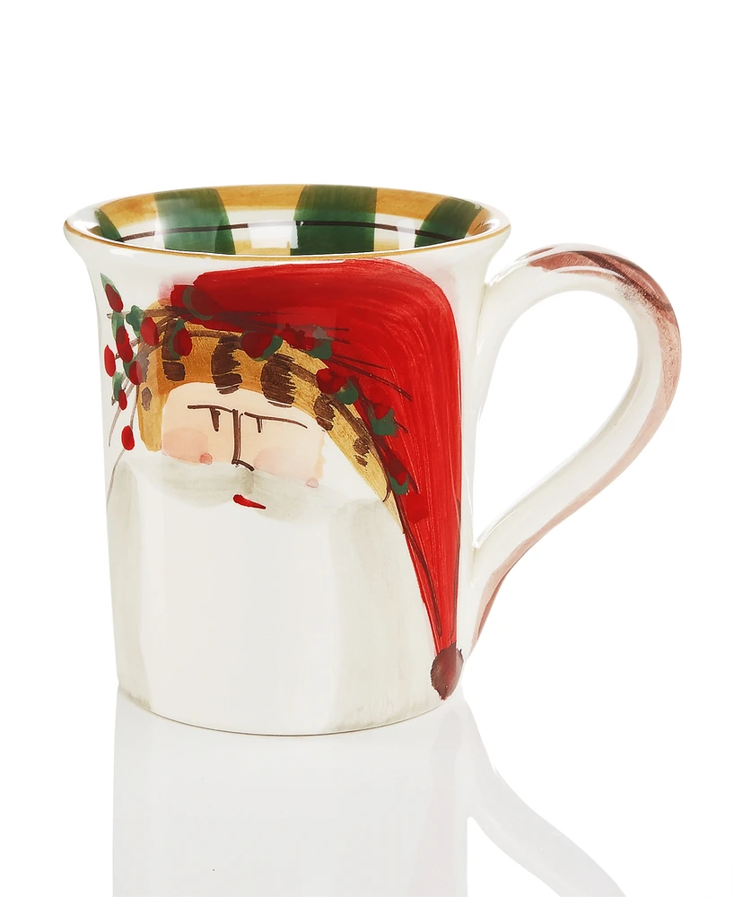 Vietri Old St. Nick Animal Hat Mug