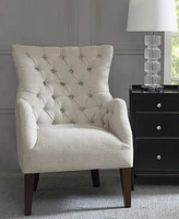 Madison Park Hannah Button Tufted Wing Accent Chair
