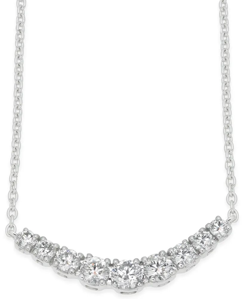 Diamond Classic Collar Necklace (1/2 ct. t.w.) in 14k White Gold