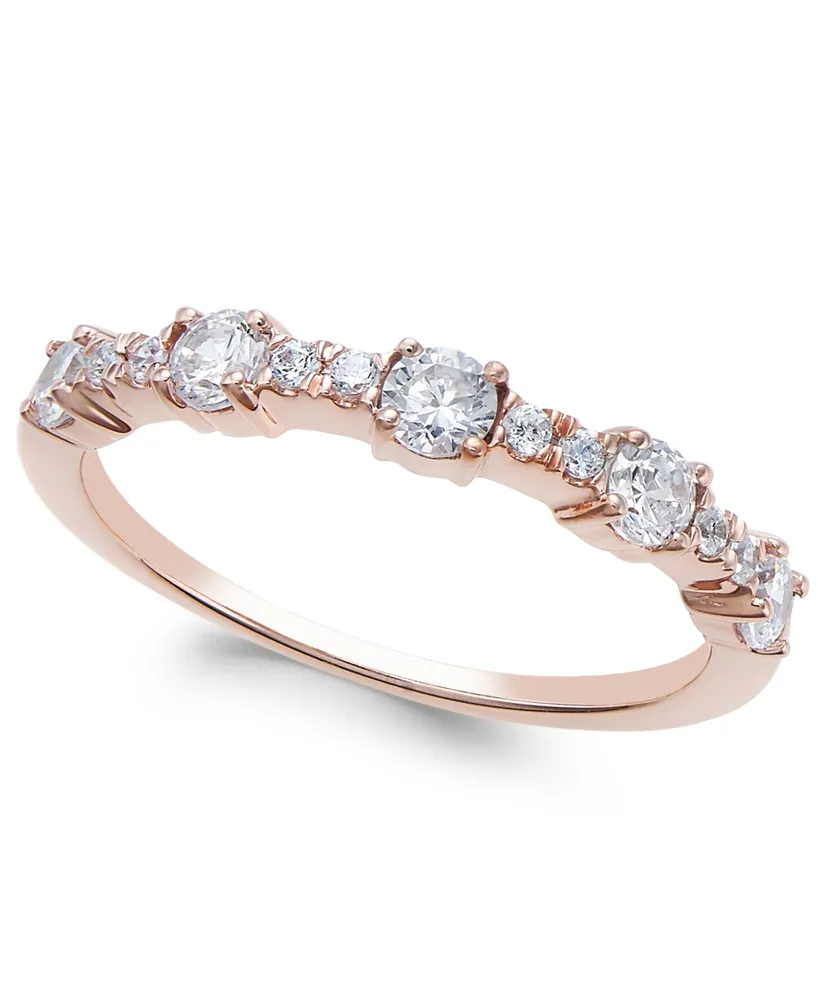 Diamond Band (1/2 ct. t.w.) in 14k Gold, Rose Gold or White Gold