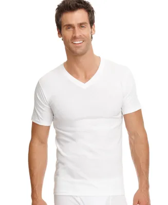 Jockey Men's Big & Tall Classic Tagless V-Neck Undershirt 2-pack