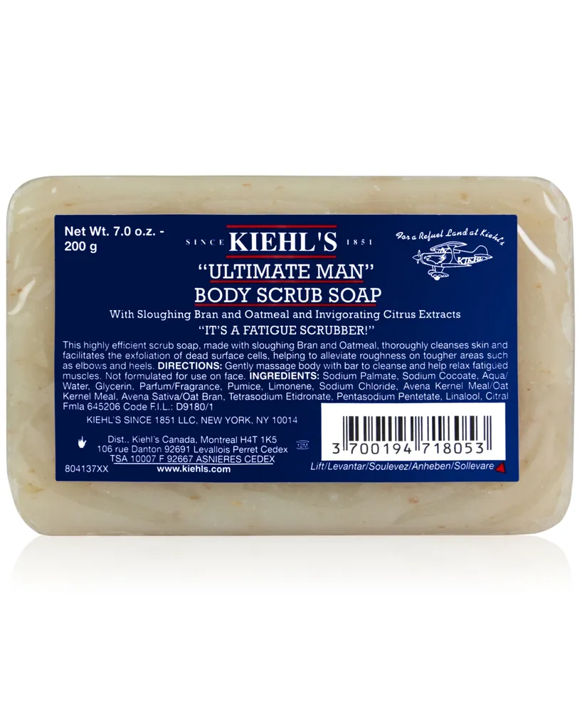 Kiehl's Since 1851 Ultimate Man Body Scrub Soap, 7 oz.