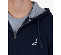 Nautica Men's Classic-Fit Super Soft Knit Fleece Zip Hoodie