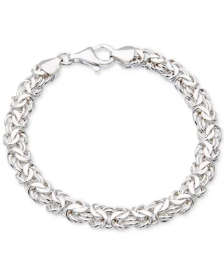 Giani Bernini Byzantine Link Bracelet in Sterling Silver, Created for Macy's