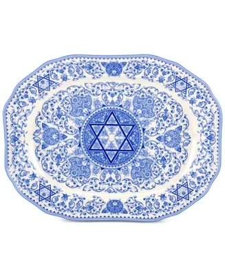 Spode Hanukkah Oval Platter