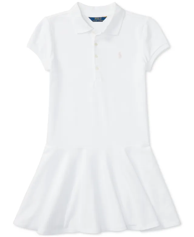 Polo Ralph Lauren Big Girls Polo Dress - Baja Pink