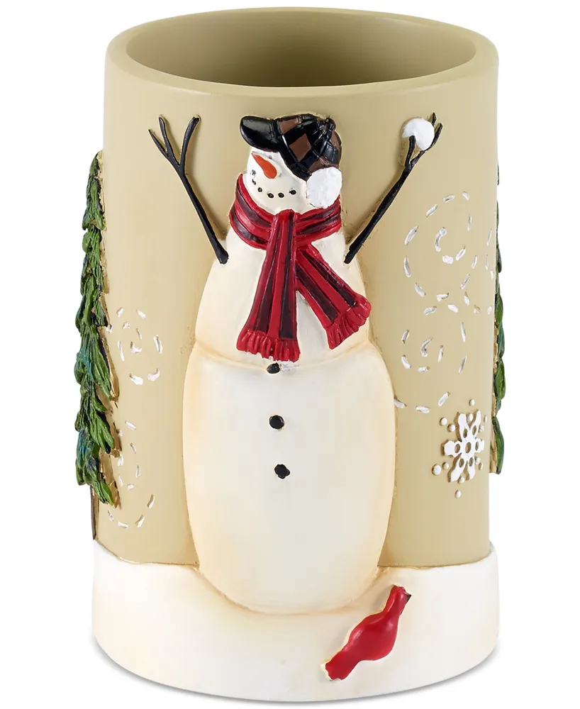 Avanti Snowman Gathering Holiday Resin Tumbler