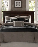 Madison Park Palmer Faux-Suede7-Pc. Comforter Set, Queen