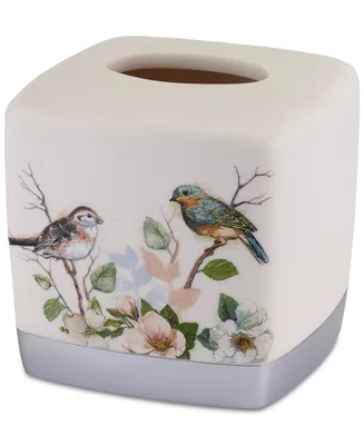 Avanti Love Nest Bird Motif Resin Tissue Box Cover