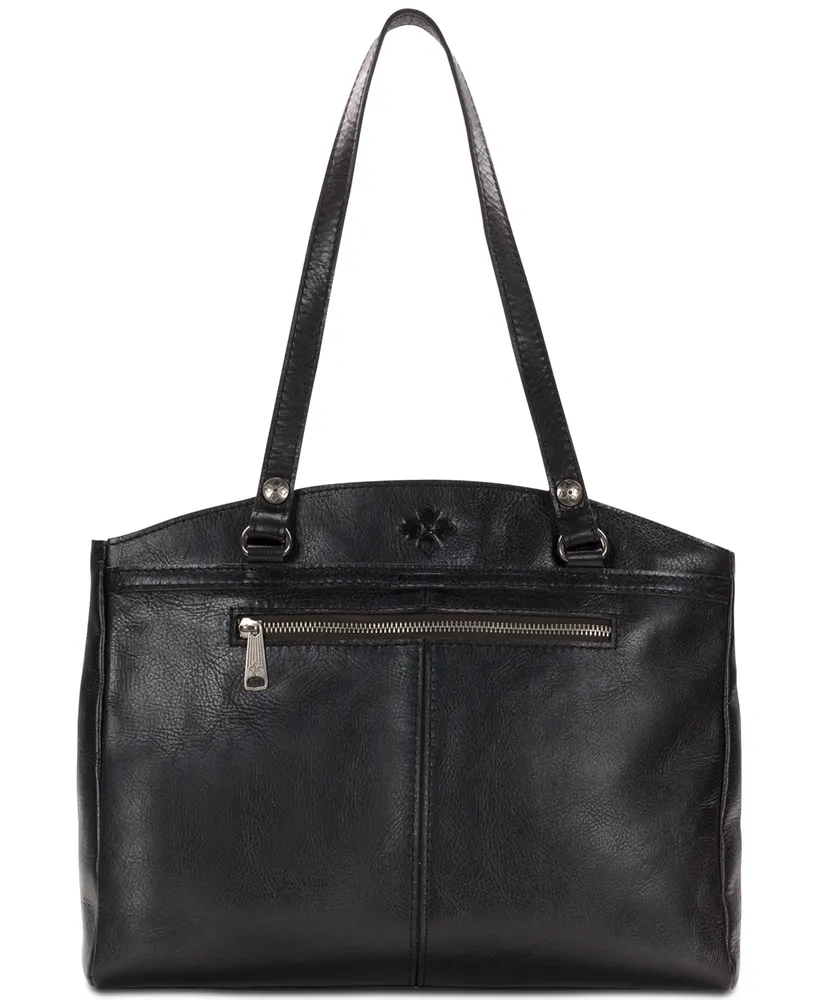 Patricia Nash Poppy Smooth Leather Shoulder Bag