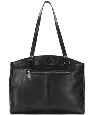 Patricia Nash Poppy Smooth Leather Shoulder Bag