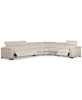 Closeout! Nevio 157" 6-Pc. Fabric "L" Shaped Sectional Sofa