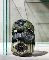 G-Shock Men's Analog-Digital Green Resin Strap Watch 53mm