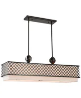 Livex Arabesque 9-Light Linear Chandelier