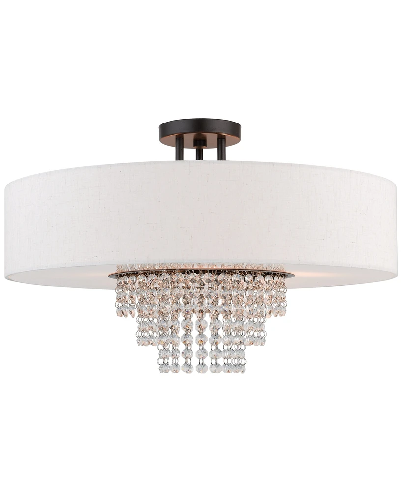 Livex Carlisle 5-Light Semi-Flush Mount