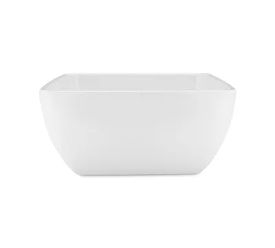 Q Squared Diamond Square 10.5" Melamine Serving Bowl