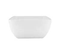 Q Squared Diamond Square 10.5" Melamine Serving Bowl