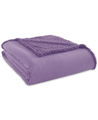 Shavel Micro Flannel to Sherpa Blanket, Full/Queen